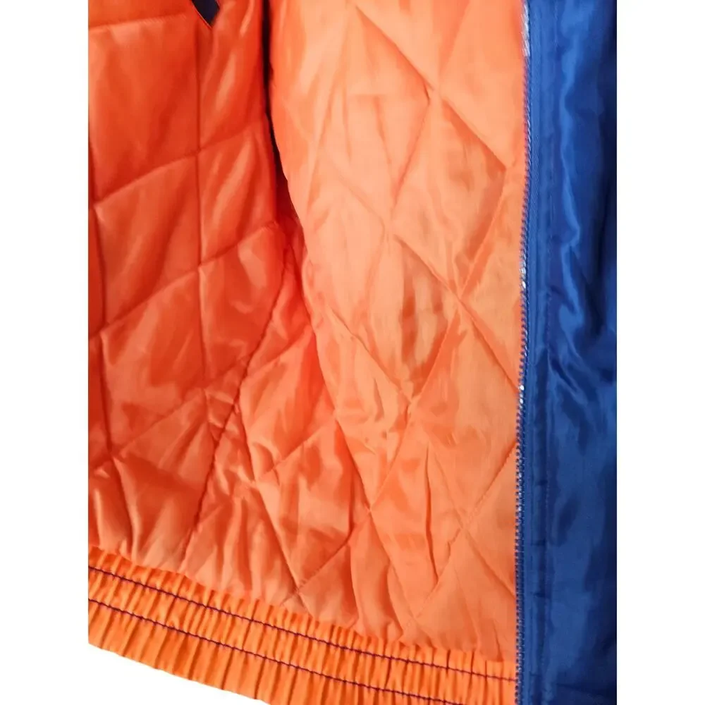 Vintage 90s XL New York Mets MLB Windbreaker Jacket G-III Sports Carl Banks Hood